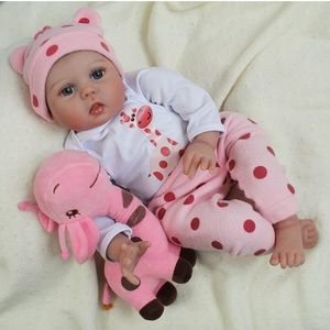 Realistic Newborn Soft Vinyl Baby Dolls Toy